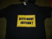 T Shirt schwarz "Bitte nicht füttern" XL Sachsen-Anhalt - Naumburg (Saale) Vorschau