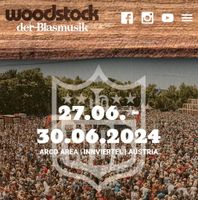 Woodstock der Blasmusik 1 Festivalticket Big Caravan Parchim - Landkreis - Plate Vorschau