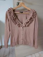 Strickjacke H&M M rose beige Rüschen Jacke Niedersachsen - Aurich Vorschau
