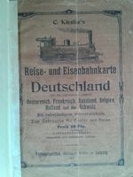 Reise- und Eisenbahnkarte von Deutschland, 1907 Rheinland-Pfalz - Pirmasens Vorschau