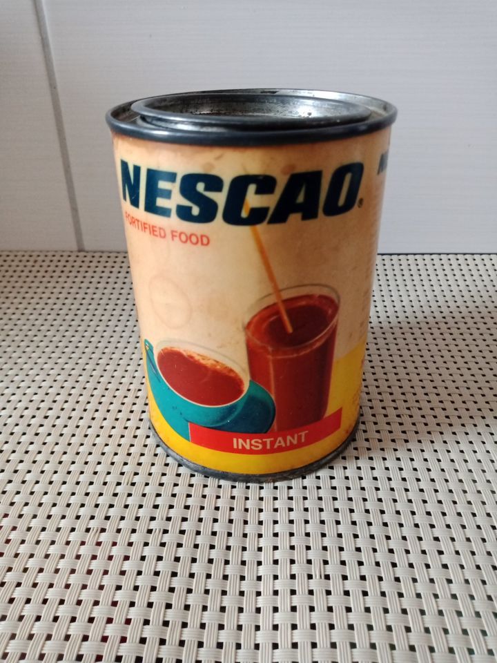 alte Nestlé Blechdose- Nescao, Kraftnahrung -ab 1960 in Halberstadt