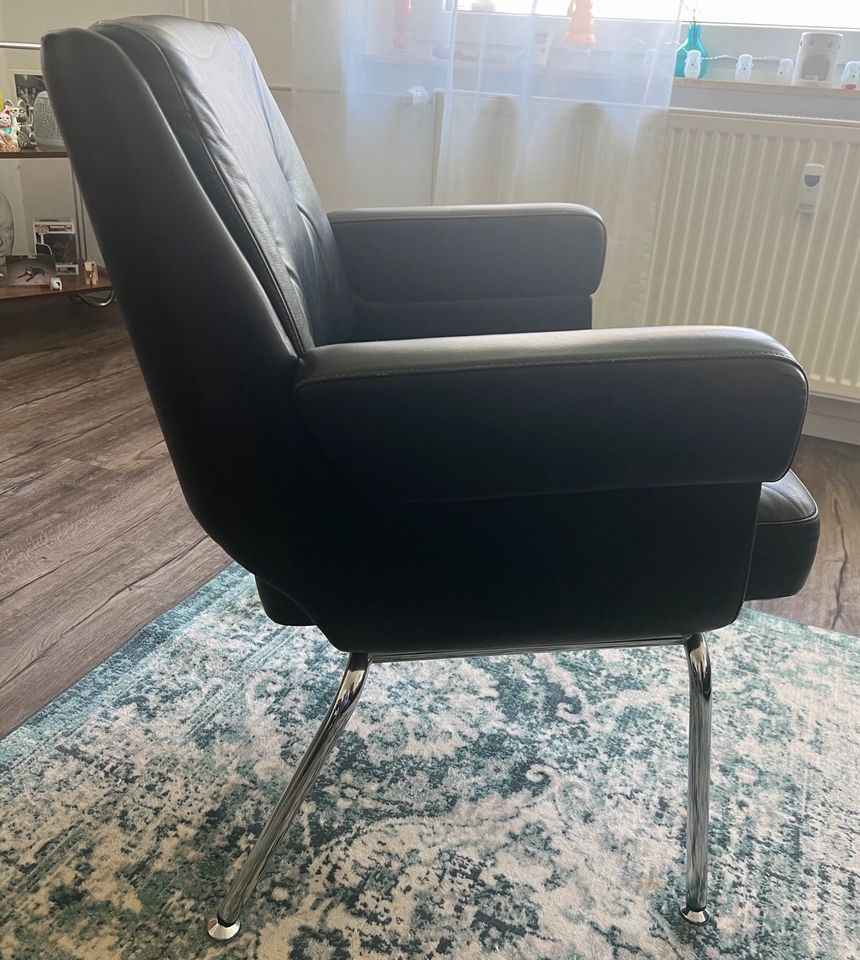 toller vintage Clubsessel aus Leder #loungechair #vintage in Oberursel (Taunus)