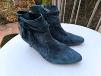 Dunkelblaue Wildleder Stiefeletten von Gerry Weber Nordrhein-Westfalen - Hürth Vorschau