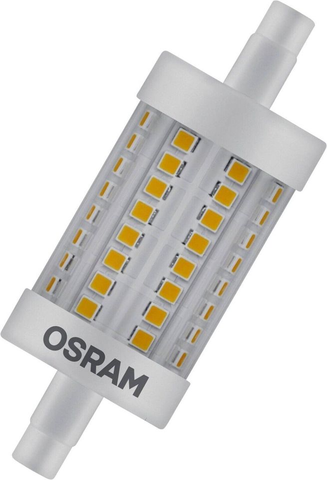 OSRAM LED R7s 78mm Leuchtmittel 7W Stab Röhre Lampe Birne Warmwei in Essen