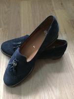 Ara Ballerinas Schuhe Slipper dunkelblau Gr. 4,5 EU 37,5 Frühling Nordrhein-Westfalen - Gronau (Westfalen) Vorschau