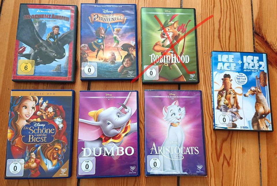 DVDs, Kinder, Disney, Dumbo Aristocats Tinkerbell etc., ab 3,00€! in Berlin