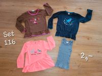 Set Paket 110/116 Sommer Kleider T-Shirts Leggings Rock Jumpsuits Hessen - Alheim Vorschau