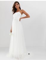 NEU Traumhaftes Hochzeitskleid ASOS 38 rückenfrei Boho Spitze Thüringen - Erfurt Vorschau