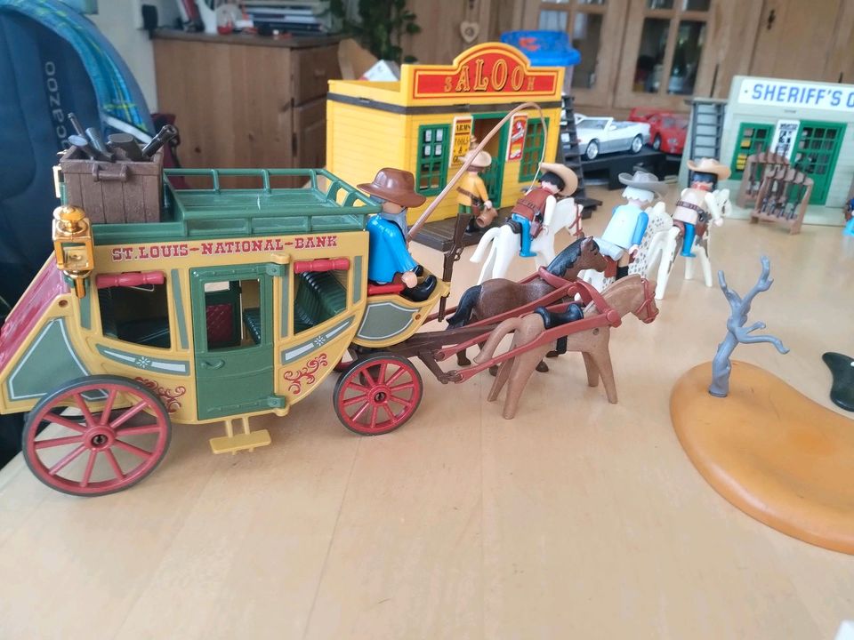 Playmobil 1980 er Cowboy Westernstadt mit Gefängnis Salon ..... in Garmisch-Partenkirchen