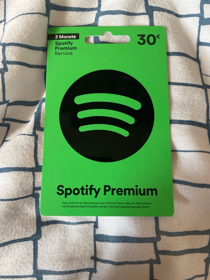 Spotify Guthaben 30€ in Ammerbuch