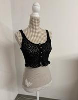 Bershka Bauchfrei Top Gr.S ❤️ Häkel Shirt Brandenburg - Potsdam Vorschau