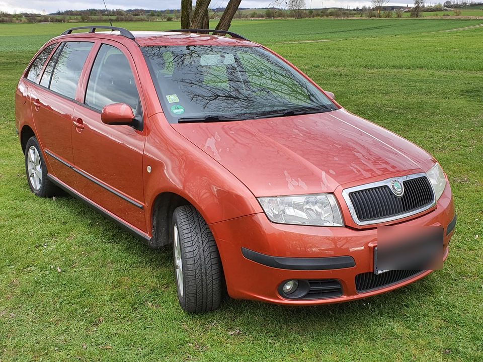 Skoda Fabia Kombi 6Y 1.4, Klima, Tempomat, Anfängerauto, TÜV Neu in Neustadt an der Orla