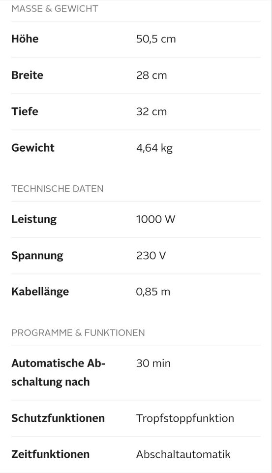 Philips Kaffeemaschine mit Mahlwerk Grind & Brew HD7767/00, 1,2l in Berlin