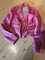 Lederjacke Biker Vintage Oui Gr.40 Nordrhein-Westfalen - Lage Vorschau