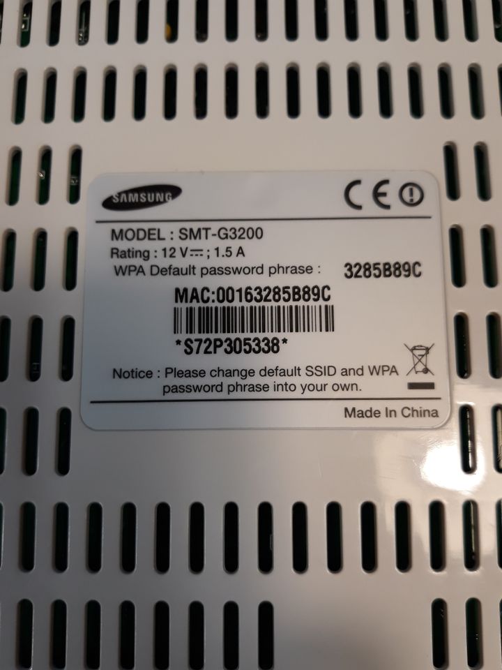 Samsung 3200 WLAN Router in Bielefeld