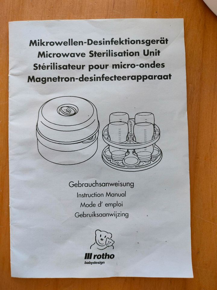 Mikrowellen-Desinfektionsgerät Rotho Mikrowellen Sterilisator in Friesoythe