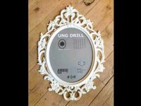 *TOP* IKEA Bilderrahmen UNG DRILL weiß Barock-Stil Retro oval Hessen - Bensheim Vorschau