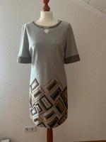 Kleid Gr. 40 L von Rinascimento grau silber braun dezenter Glanz Bayern - Simbach Vorschau