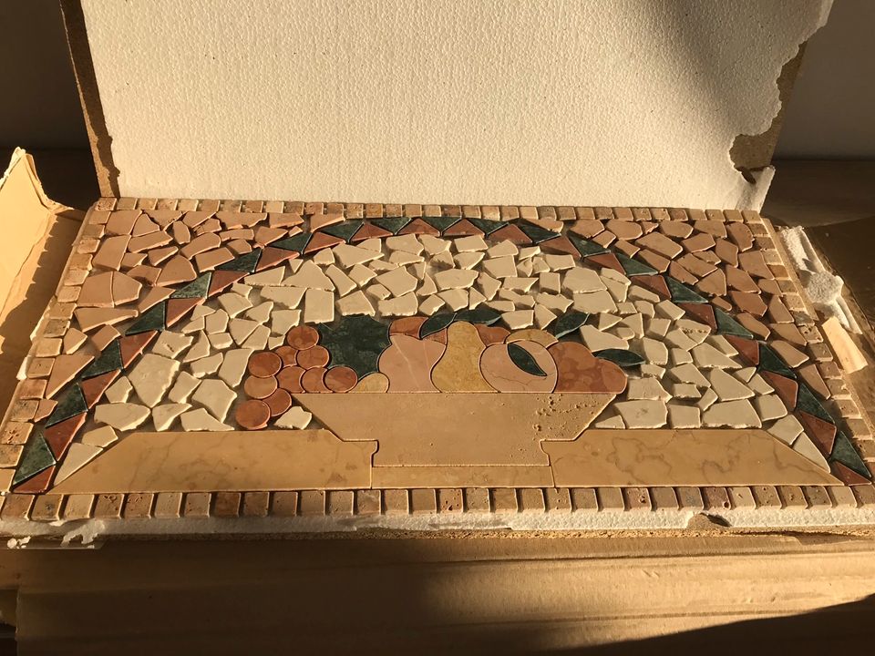 Mosaik Einleger - Marmor 30 x 60 cm in Horhausen (Westerwald)