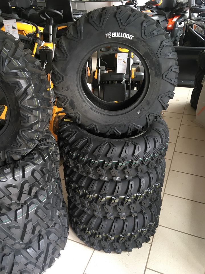 Reifen Satz Bulldog  25x8-12 25x10-12, ähnl Maxxis Ceros und SunF in Lichtenberg/Erzgebirge