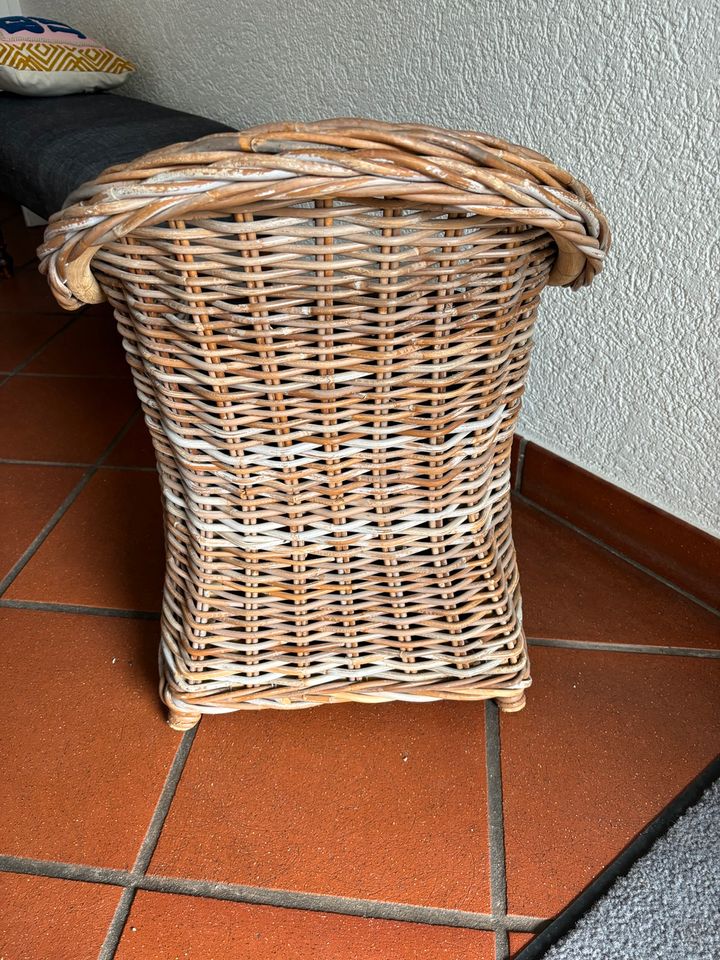 Kinder Rattan  Sessel mit Kissen Kindersessel in Ginsheim-Gustavsburg