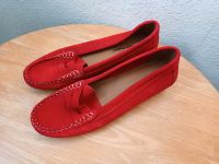 HUSH PUPPIES Ballerina Mokassin Slipper Leder rot 41 Berlin - Schöneberg Vorschau