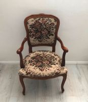 alter antiker? Oma's Stuhl Sessel Prunkstuhl Holz Vintage? shabby Bayern - Rain Niederbay Vorschau