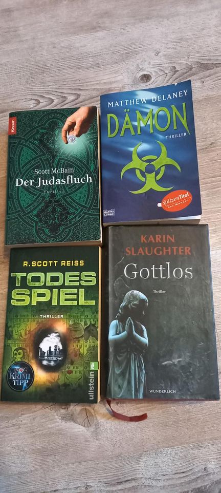 Verschiedene Thriller je 1 Euro in Gauerbach