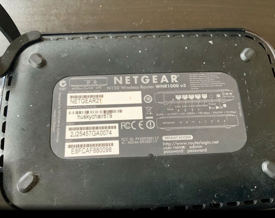 Netgear wifi router in Rostock