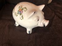 Vintage altes Sparschwein große Spardose Retro Blumen Porzellan Niedersachsen - Peine Vorschau