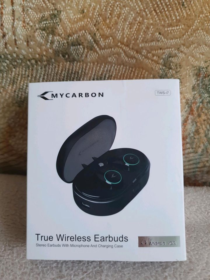 Bluetooth Kopfhörer - Mycarbon True Wireless Earbuds in Schlemmin (bei Ribnitz-Damgarten)
