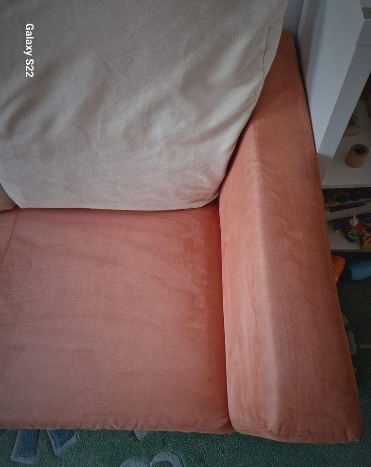 Couch  Orange, gebraucht in Dresden