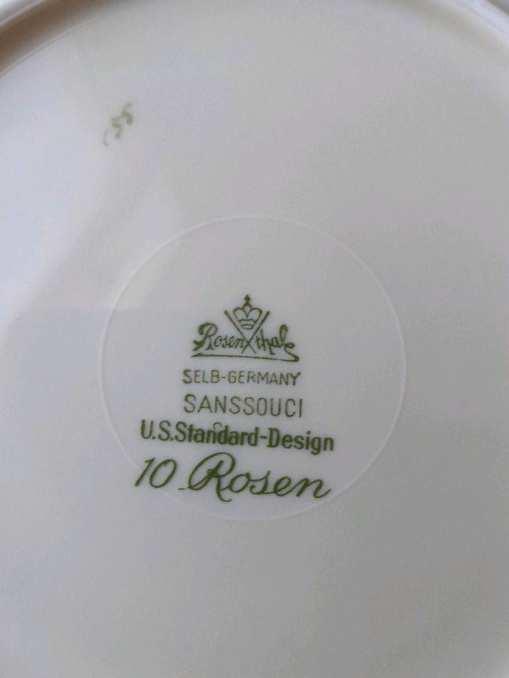 Rosenthal 10 Rosen Selb-Germany Sancouci U.S. Standard Design in Frankfurt am Main