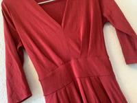 NEU Kleid tomatenrot Midi Viskose Basic elegant Business Leipzig - Plagwitz Vorschau