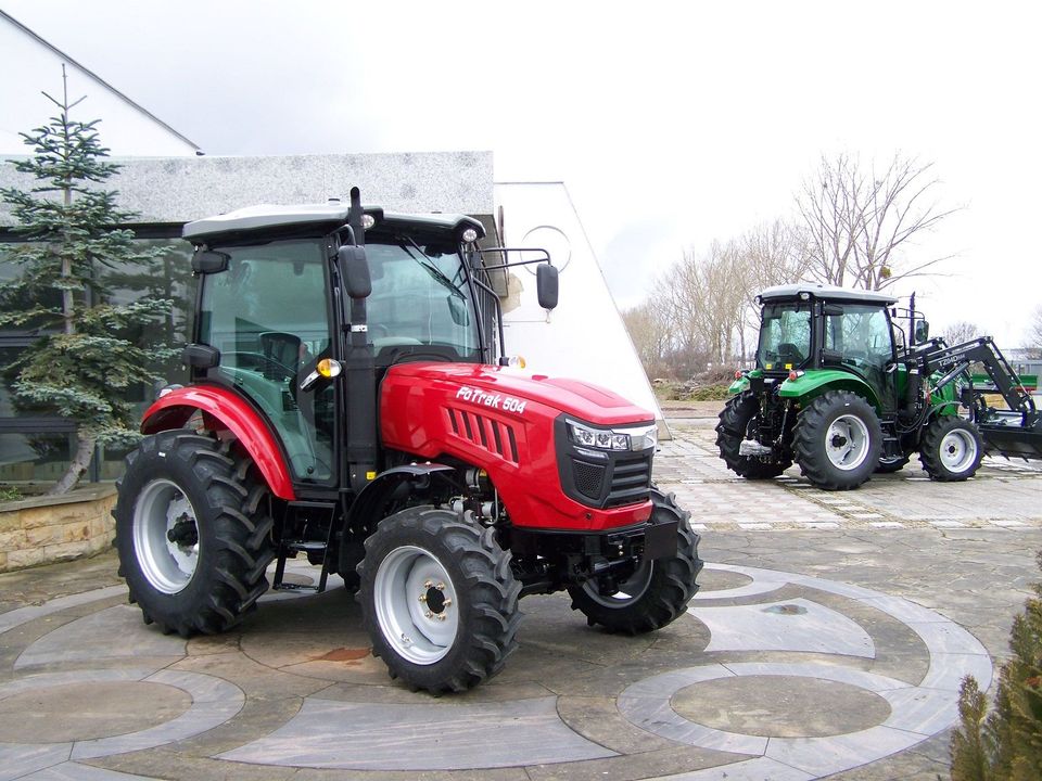 NEU!! 50PS Allrad Traktor FoTrak 504 Druckluft mit Kippanhänger in Waltershausen