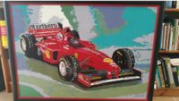 Formel 1 Ferrari Gemälde 1999 im Stile Claude Monet 1080x800mm Wandsbek - Hamburg Lemsahl-Mellingstedt Vorschau