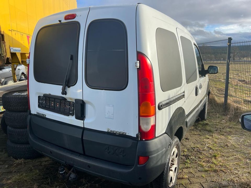 Renault Kangoo 1.6 16V 4x4 Allrad *LKW Zul.*AHK*TÜV neu! in Georgenthal