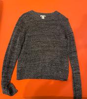 Schwarzgrauer glitzernder Pullover Hessen - Rodgau Vorschau