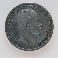 Silbermünze Kaiserreich Preussen Wilhelm I 5 Mark Silber 1876 C Baden-Württemberg - Knittlingen Vorschau