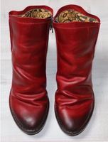 Damen Keilstiefelette Fly London Gr. 38 - rot - wenig getragen Hessen - Limeshain Vorschau