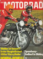 Das Motorrad 23 / 74 Egli Honda 750 Fahrbericht, Münster (Westfalen) - Roxel Vorschau