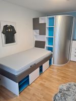 Jugendzimmer "Rudolf" Eckschrank+Bett+Highboard offen+Wandregal Nordrhein-Westfalen - Solingen Vorschau