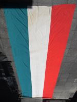 alte riesige Italien Flagge Fahne 4,80m x 1,46m von 1974 Bayern - Großostheim Vorschau