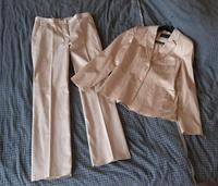Blazer Hosenanzug Cremefarben Gr. 38 satin Bayern - Eichenbühl Vorschau