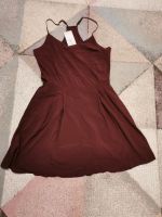 Halara Flowy-Mini-Sommerkleid mit Seitentaschen bordeaux Gr. L Brandenburg - Neuruppin Vorschau