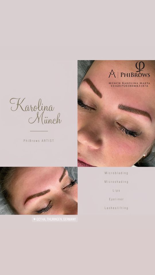 PhiBrows PhiContour Brows Microblading in Gotha