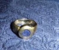 Ring Silber 925, Stein Lapislazuli- 19 mm- Nordrhein-Westfalen - Rhede Vorschau