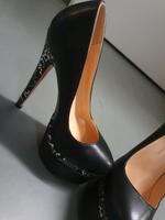 Plateau High Heels schwarz mit Schlangen-Optik Gr.36, Wie NEU! Schleswig-Holstein - Oering Vorschau