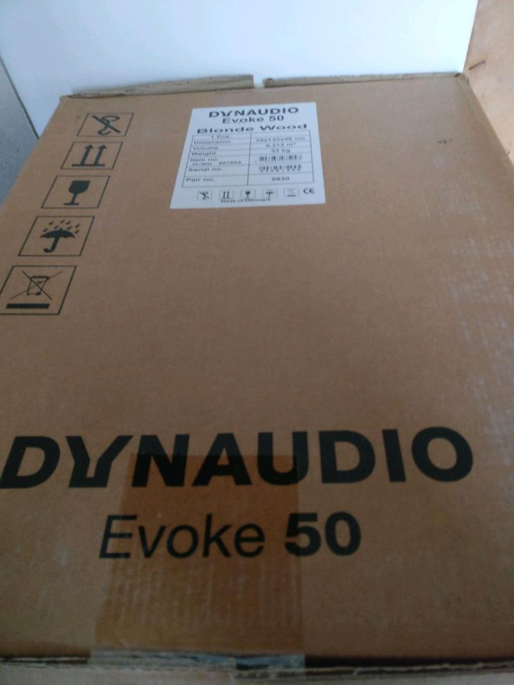 Dynaudio Evoke 50 Originalverpackung Doppelkartons neuwertig in Bamberg