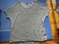 shirt woman by tchibo 44/46 oliv vorne satinähnlich leichter stof Hessen - Wildeck Vorschau